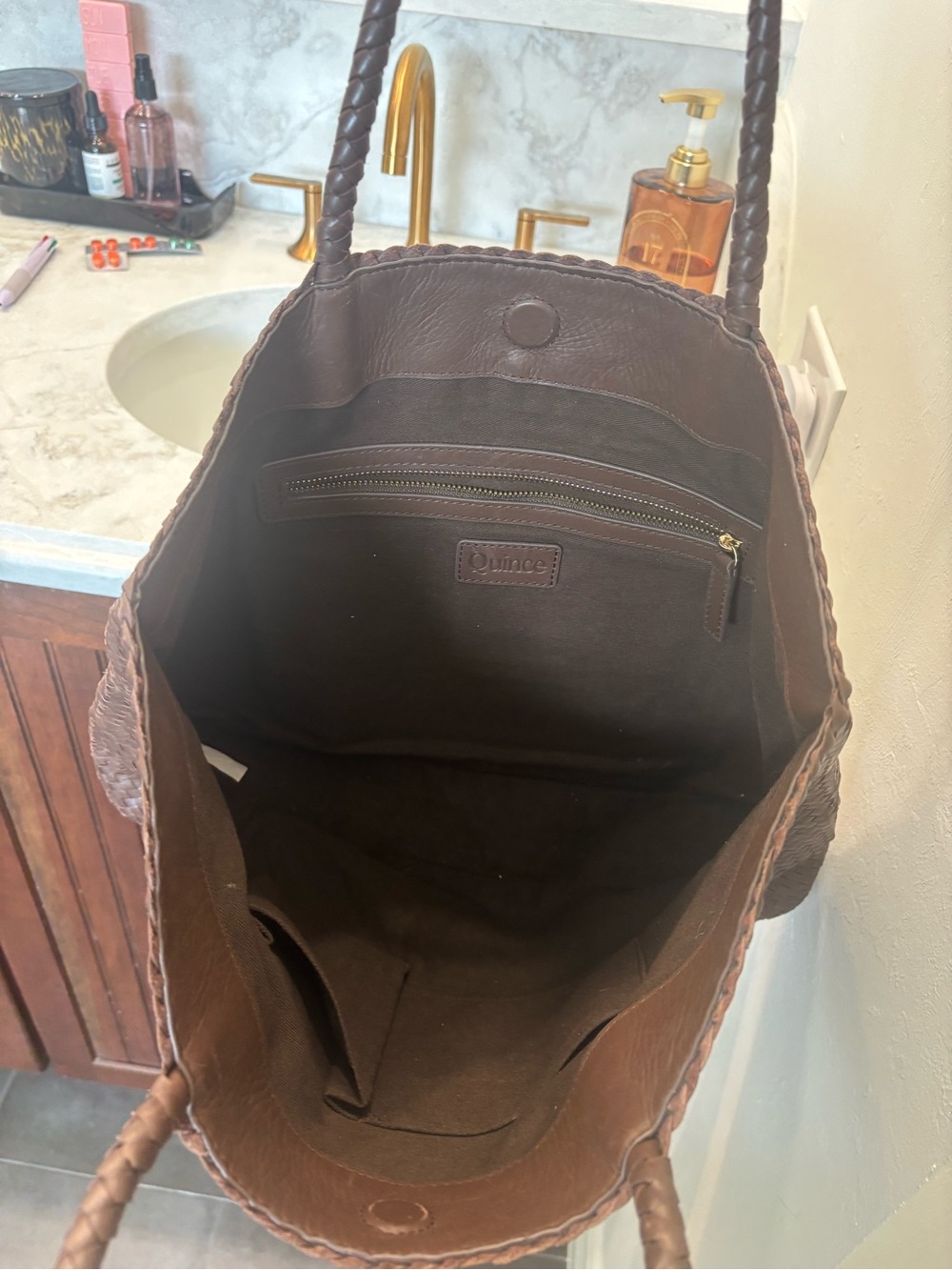 Quince Siena Women Tote - Picture 5 of 7
